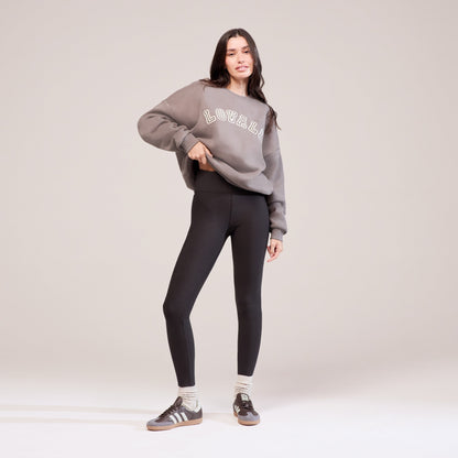 Winter Everyday High Waisted Leggings - Black Coffee