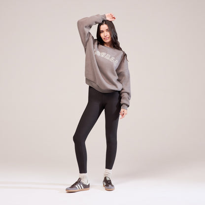 Winter Everyday High Waisted Leggings - Black Coffee