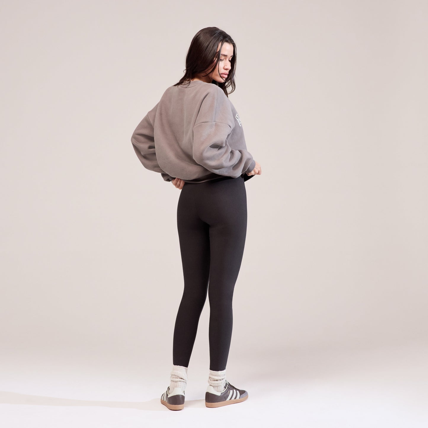 Winter Everyday High Waisted Leggings - Black Coffee