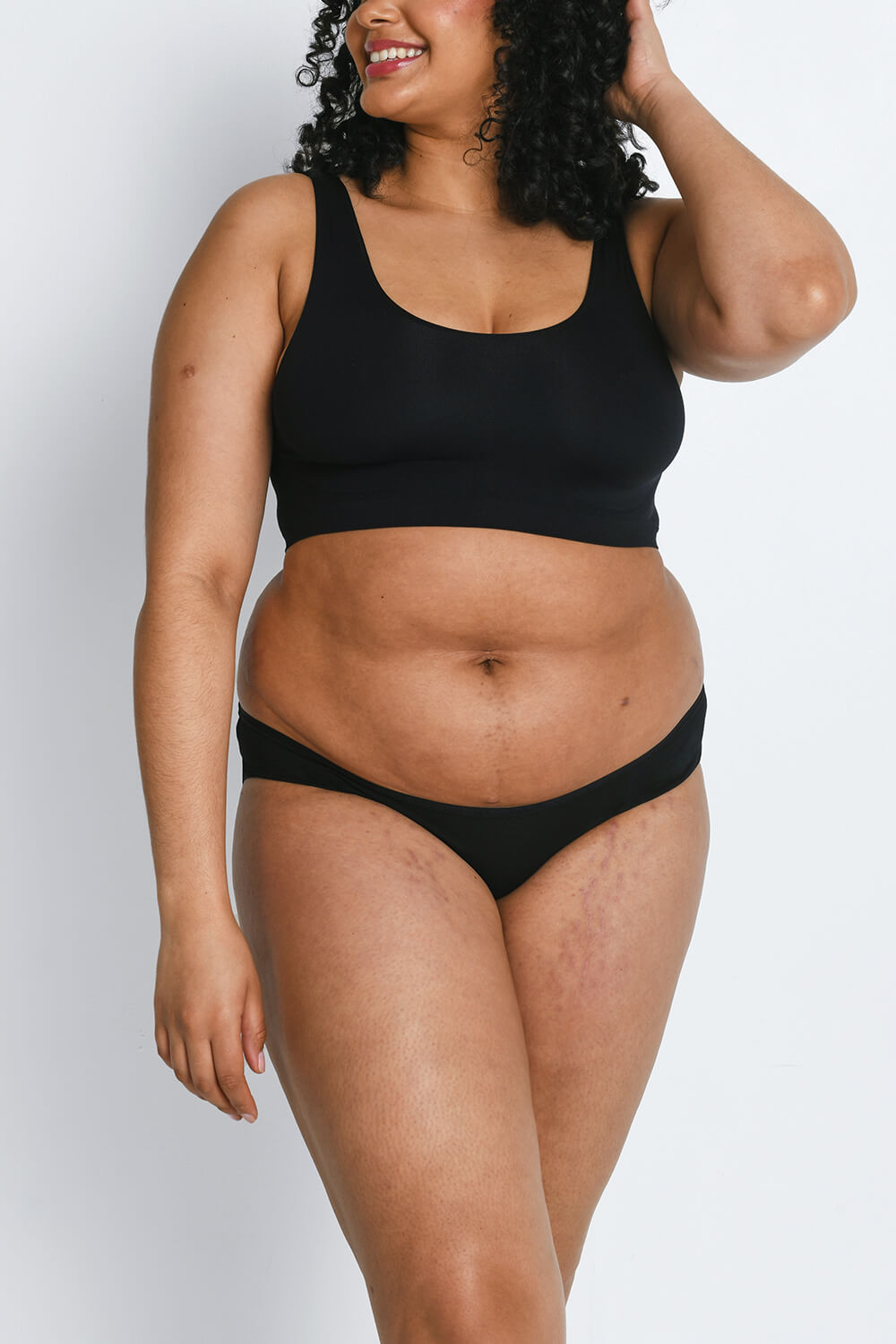 Curve Cotton Brazilian Knickers 3 Pack