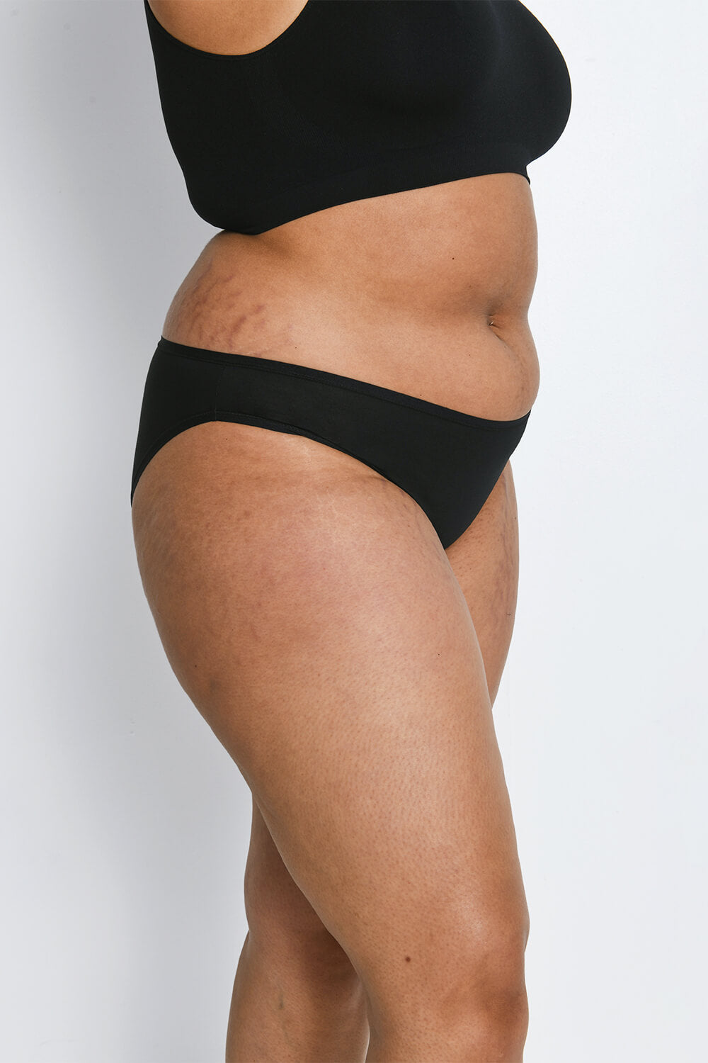 Curve Cotton High Leg Knickers 3 Pack