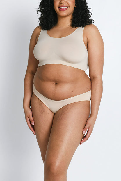 Curve Cotton Brazilian Knickers 3 Pack