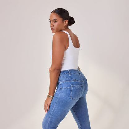 Lift & Shape Jeans - Mid Blue