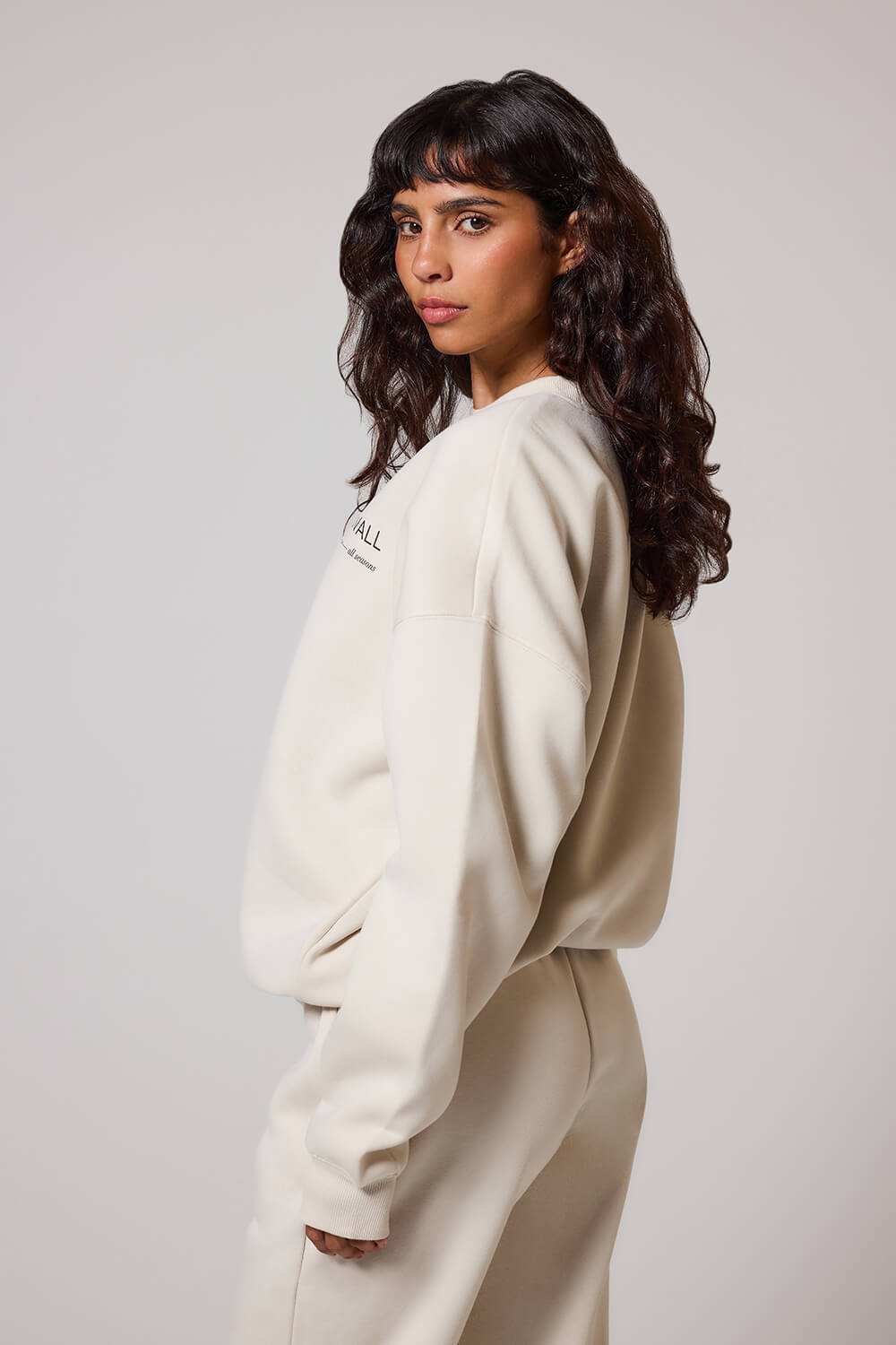 Organic Oversized Sweatshirt Style 3 - Ecru