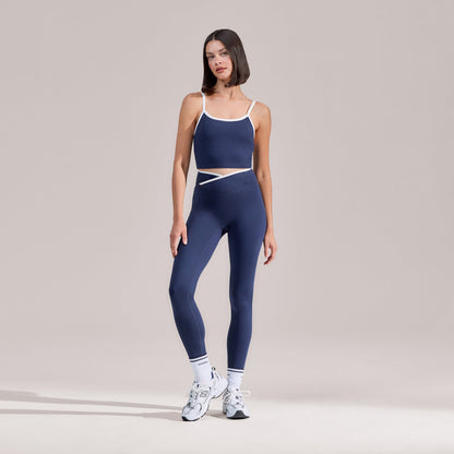 Ultimate Everyday Wrap Waist Leggings - Navy