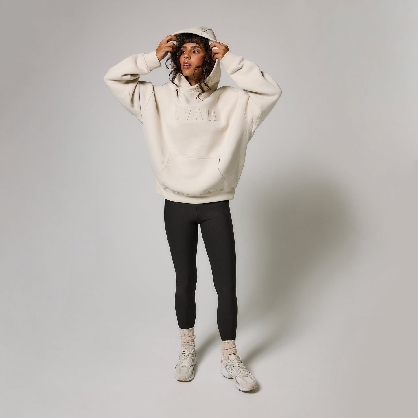 Heavyweight Oversized Hoodie - Ecru