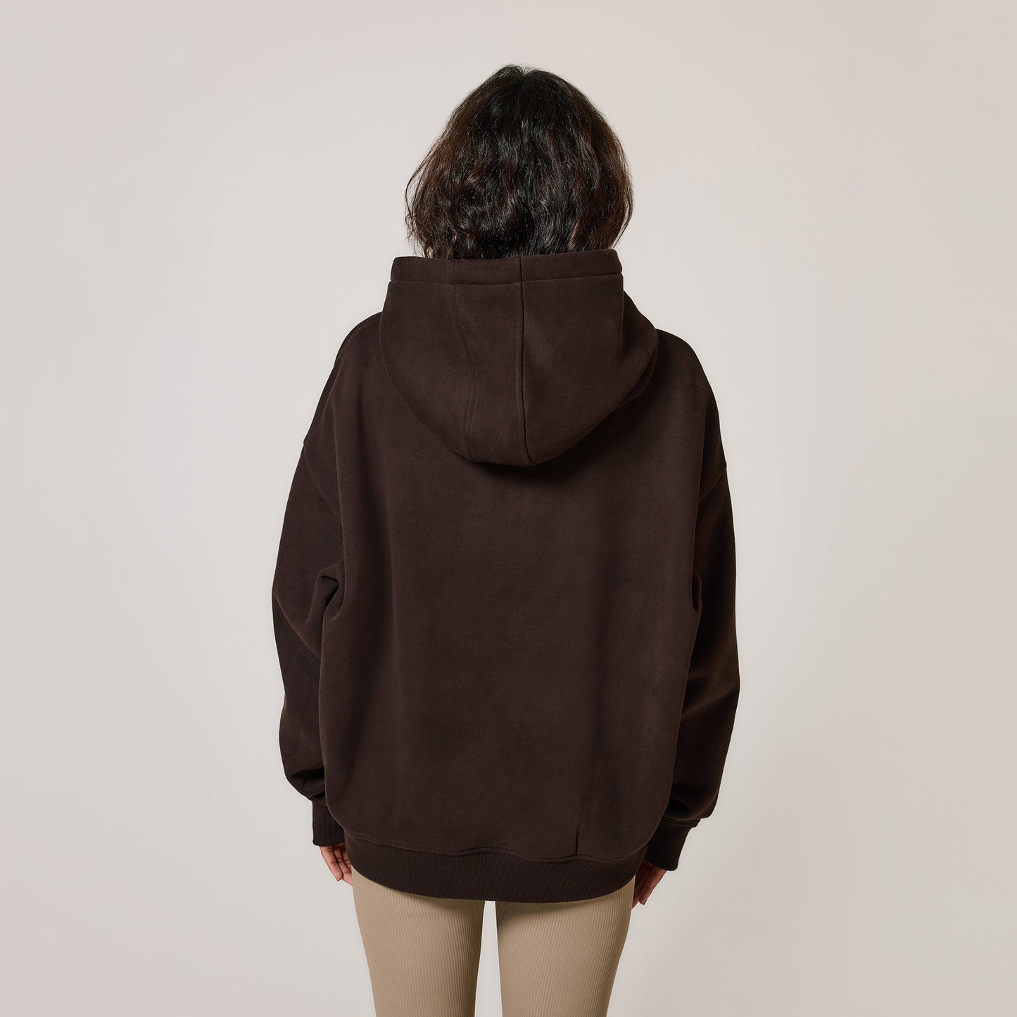 Curve Heavyweight Oversized Hoodie - Espresso Brown