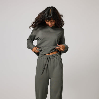 Luxe Lounge Jogger - Slate Green