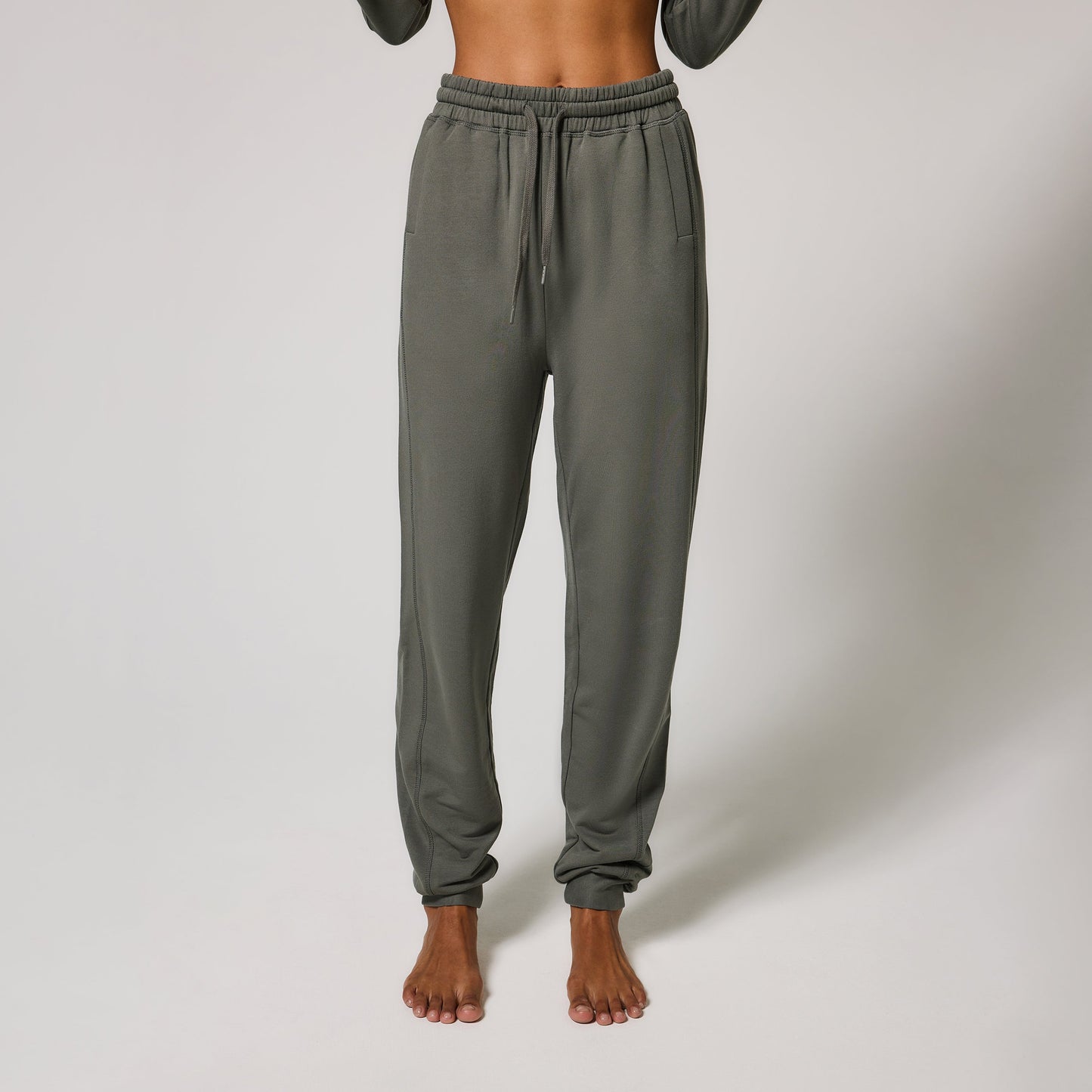 Curve Luxe Lounge Jogger - Slate Green