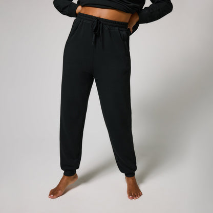 Luxe Lounge Jogger - Black