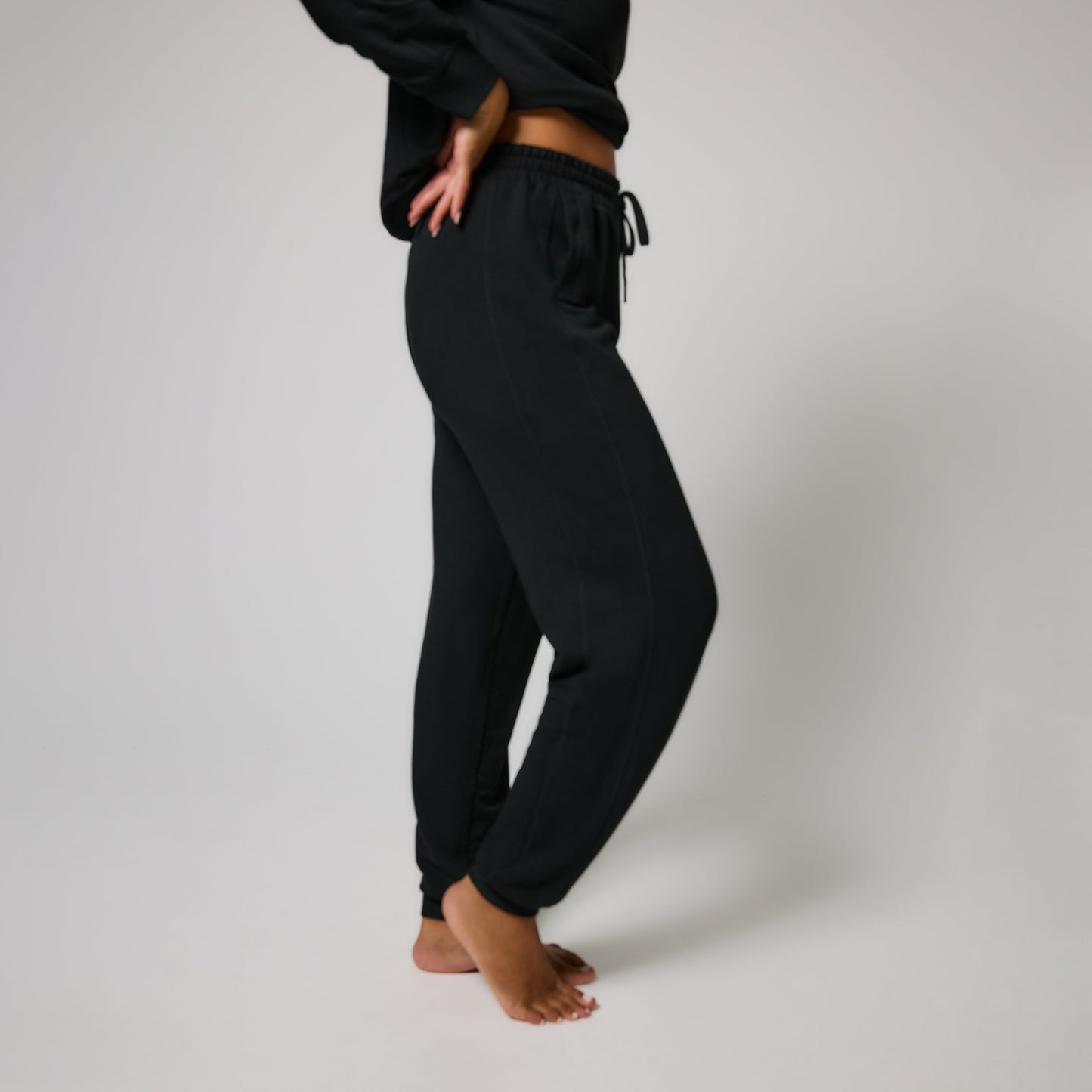 Luxe Lounge Jogger - Black