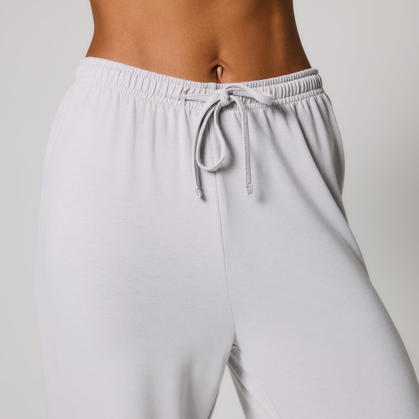 Soft Touch Wide Leg Lounge Set - Grey