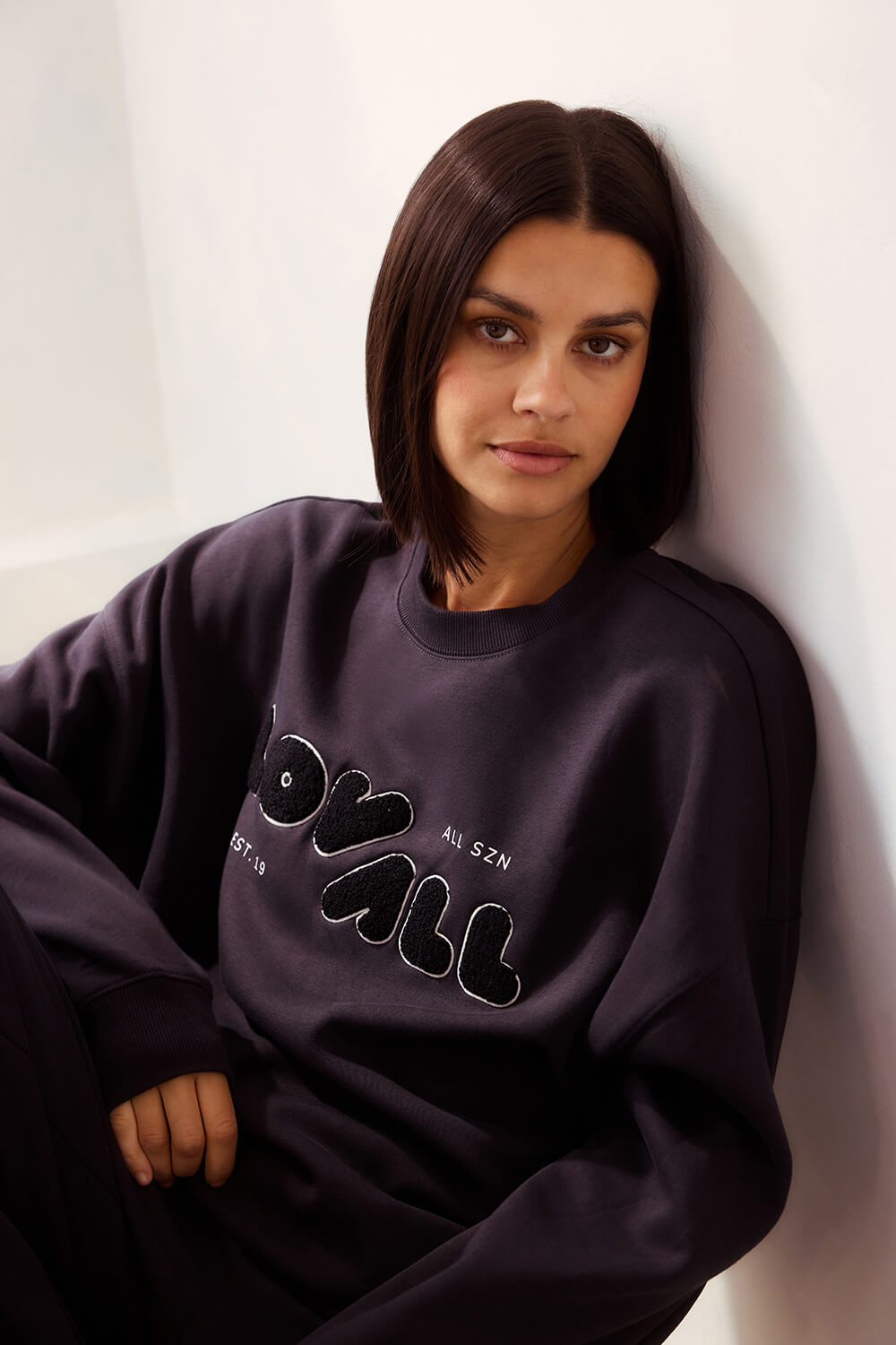 Organic Oversized Sweatshirt Style 2 - Shadow