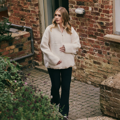 Maternity Winter Flare Leggings - Vintage Navy