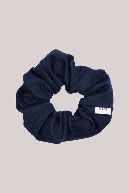 Hair Scrunchie - Navy