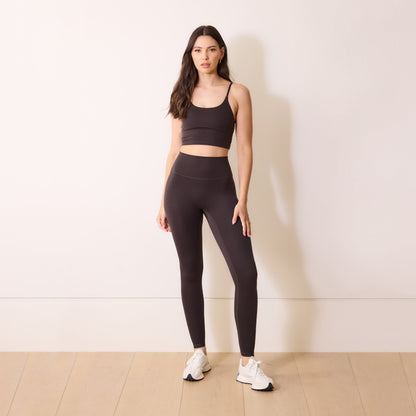 Curve 24/7 Revitalise High Waisted Leggings - Black Coffee