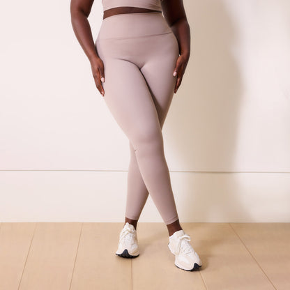 Curve 24/7 Revitalise High Waisted Leggings - Clay