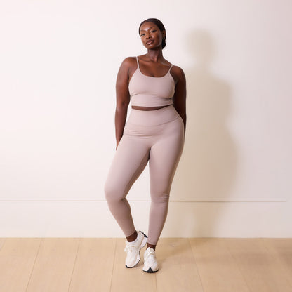 Curve 24/7 Revitalise 7/8 High Waisted Leggings - Clay