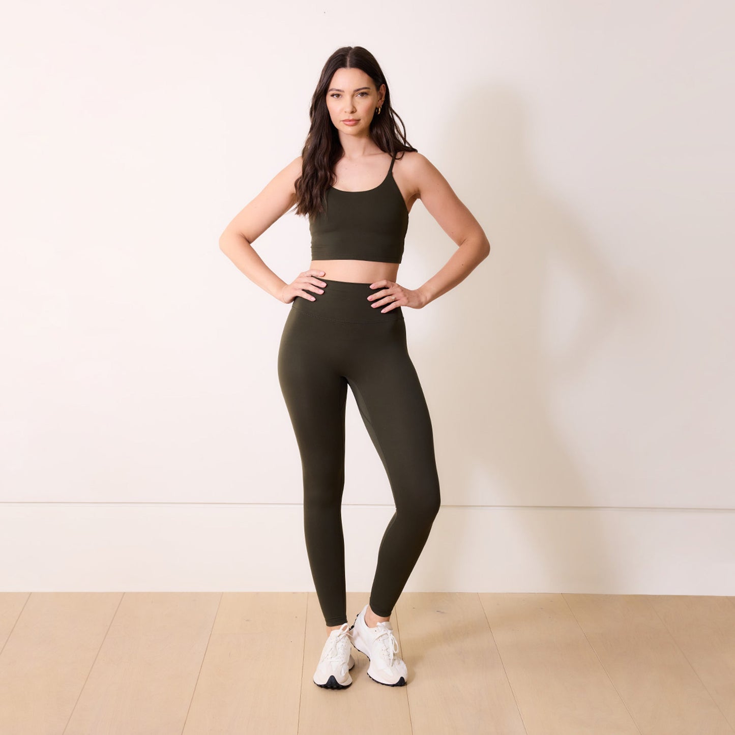 Curve 24/7 Revitalise 7/8 High Waisted Leggings - Deep Olive