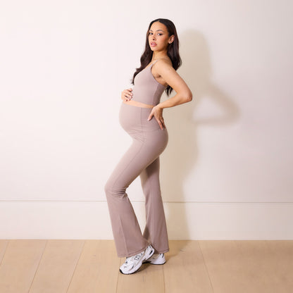 Maternity 24/7 Revitalise 7/8 Leggings  - Clay