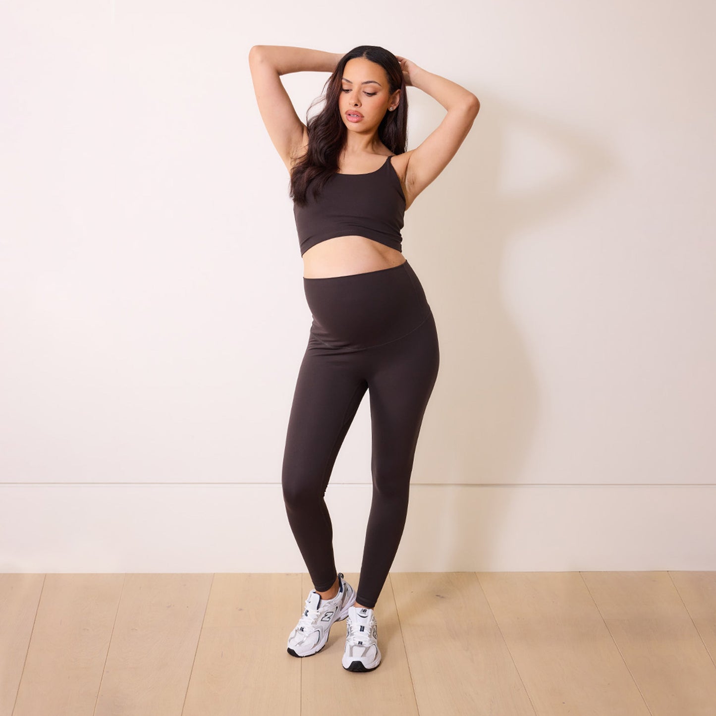 Maternity 24/7 Revitalise Leggings - Black Coffee