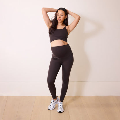 Maternity 24/7 Revitalise Leggings - Black Coffee