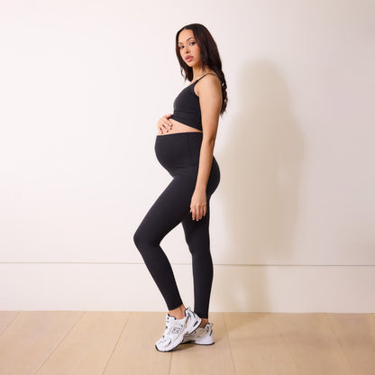 Maternity 24/7 Revitalise Leggings - Midnight Black