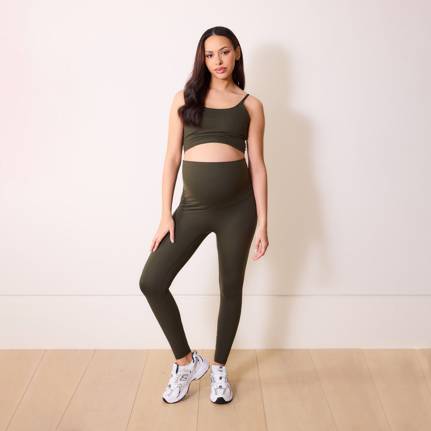 Maternity 24/7 Revitalise Leggings - Deep Olive