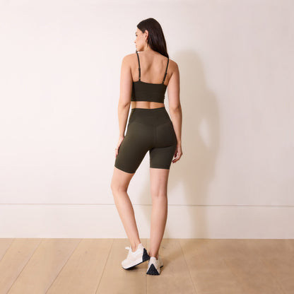 24/7 Revitalise Cycling Shorts - Deep Olive