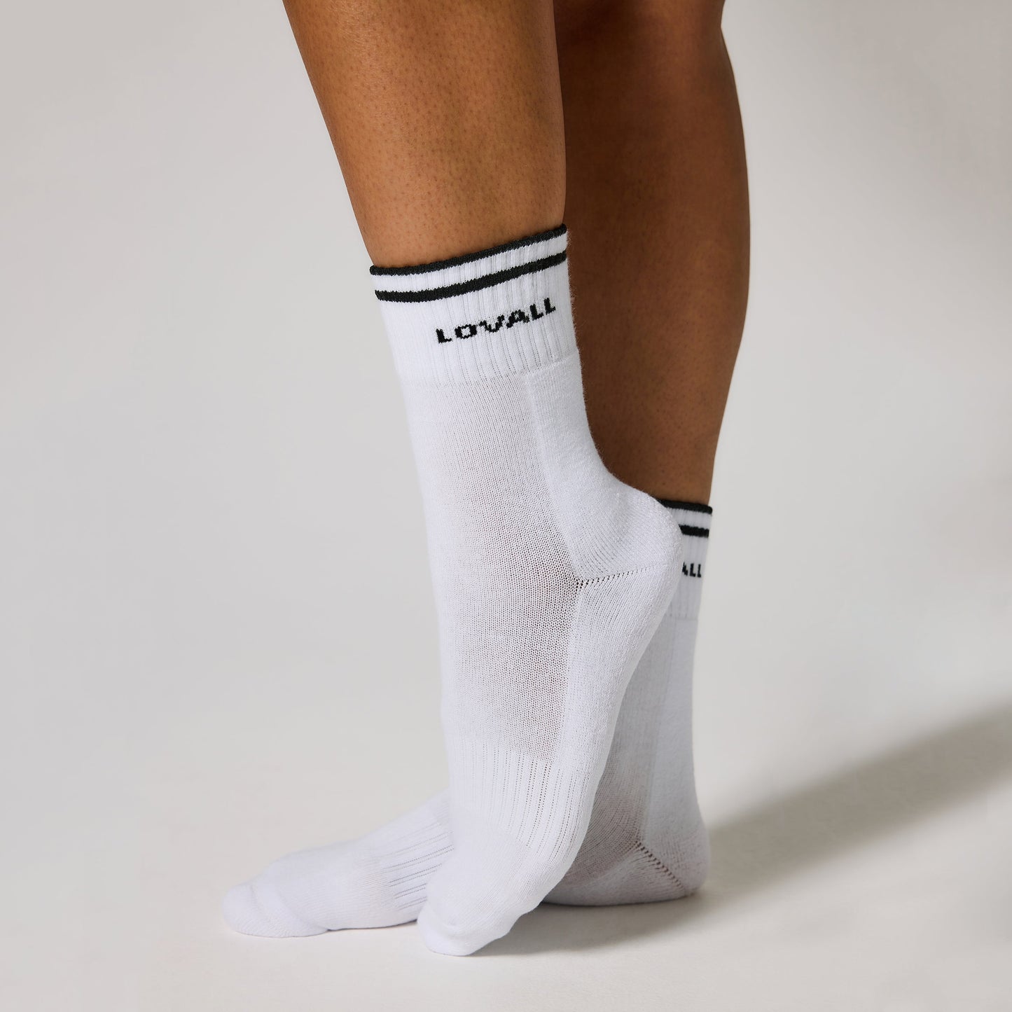 Ribbed Sports Socks - Black