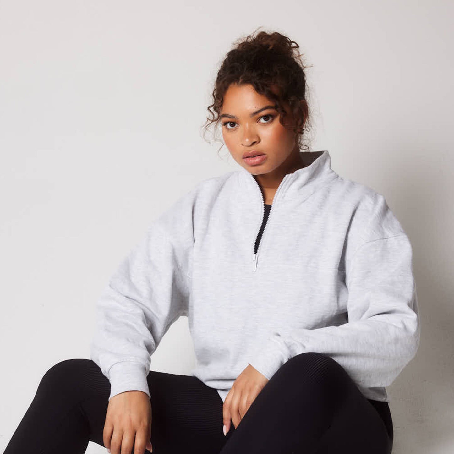 Curve Ribbed Leggings - Black