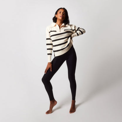 Ribbed Leggings - Black