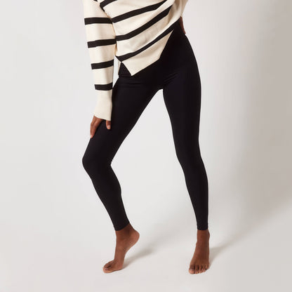 Ribbed Leggings - Black