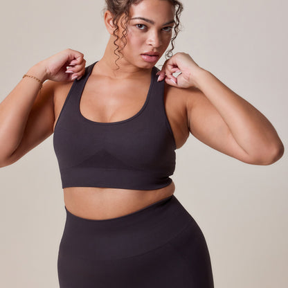 Curve Sculpt Seamless Sports Bra - Shadow