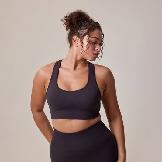 Curve Sculpt Seamless Sports Bra - Shadow