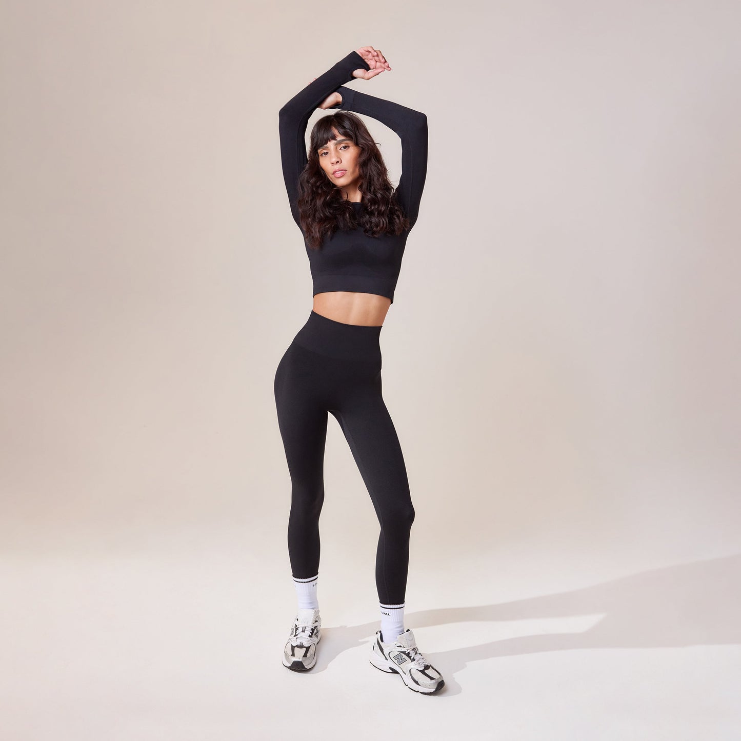 Sculpt Seamless Long Sleeve Top - Black