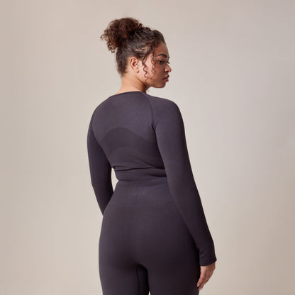 Sculpt Seamless Long Sleeve Top - Shadow