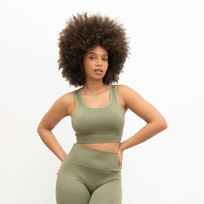 Ultimate Seamless Bralette - Sage Green