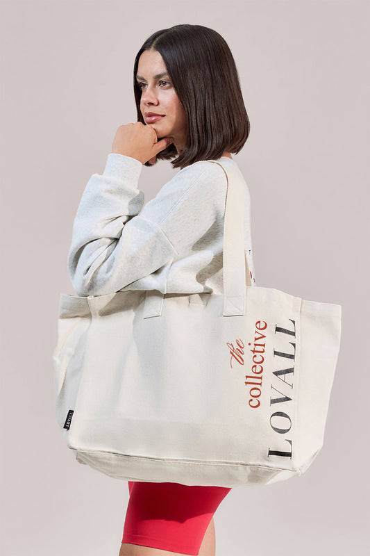 Lovall Collective Recycled Tote Bag - Ecru