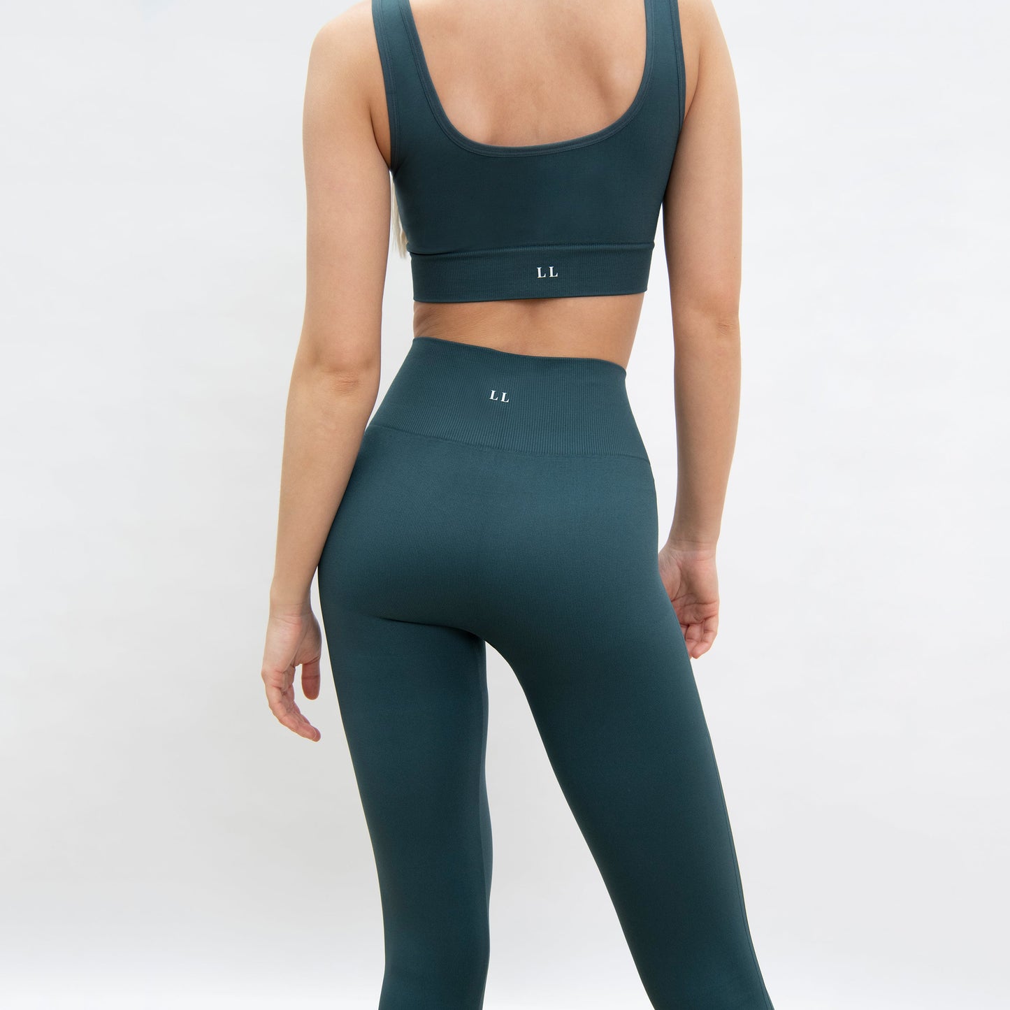 Ultimate High Waisted Seamless Leggings - Teal Blue