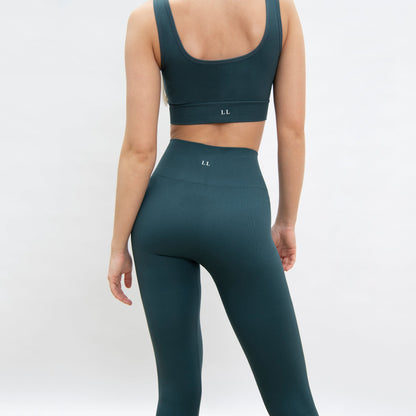 Ultimate High Waisted Seamless Leggings - Teal Blue