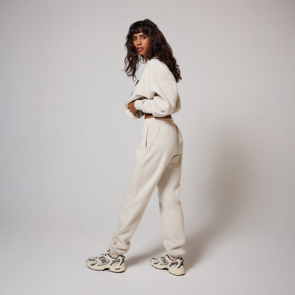 Curve Organic Cuffed Jogger - Ecru