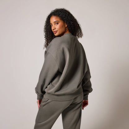 Curve Organic Oversized Sweatshirt Style 2 - Slate Green