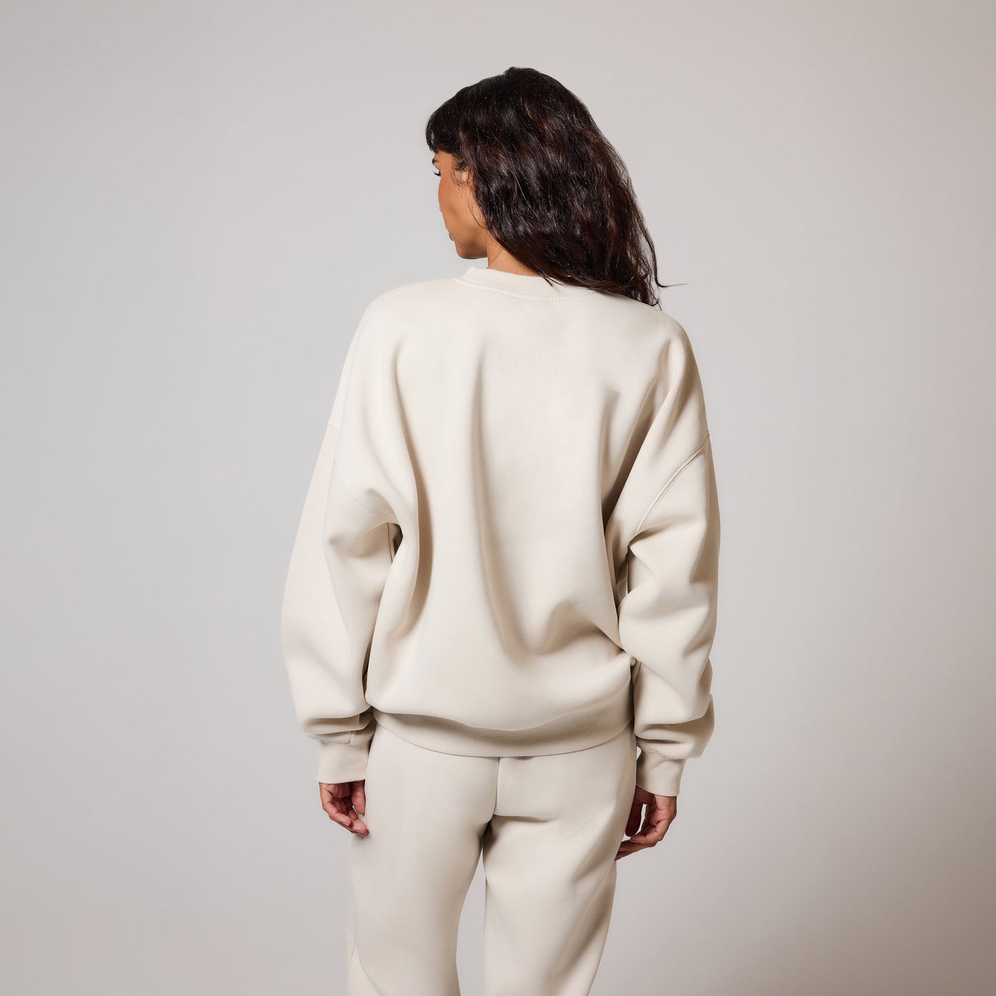 Curve Organic Oversized Sweatshirt Style 1 - Ecru