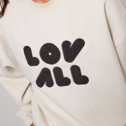 Organic Oversized Sweatshirt Style 1 - Ecru