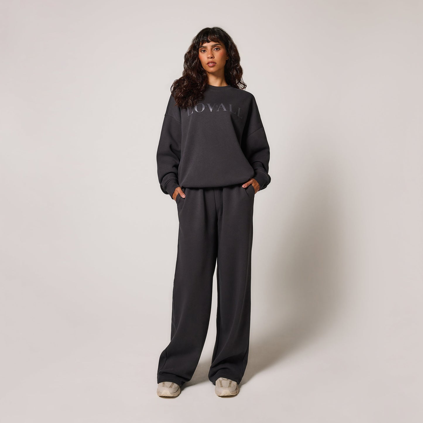 Curve Organic Oversized Sweatshirt Style 4 - Shadow