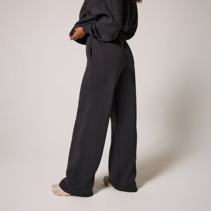 Curve Organic Wide Leg Jogger - Shadow