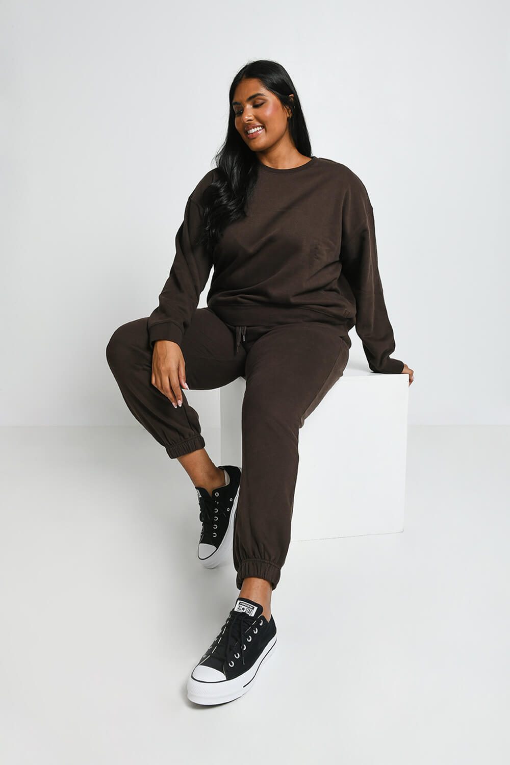 Curve Everyday Comfy Joggers - Espresso Brown