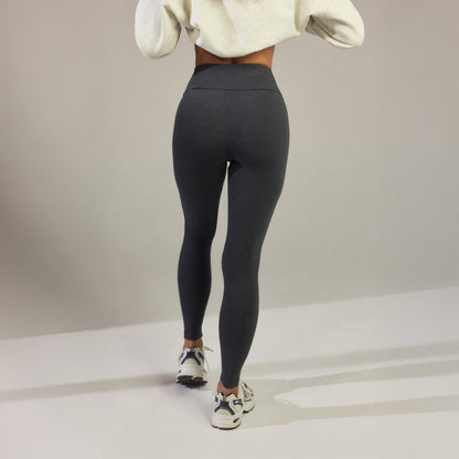 Everyday High Waisted Leggings - Dark Grey Marl