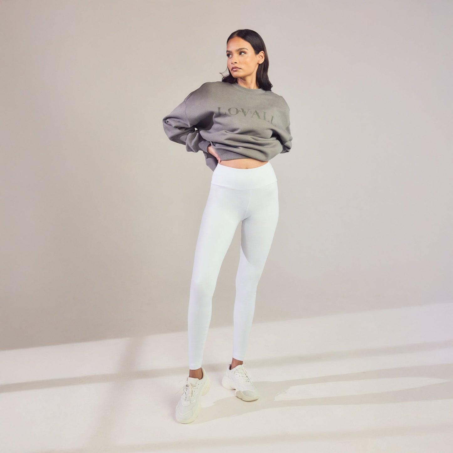 Everyday High Waisted Leggings - White